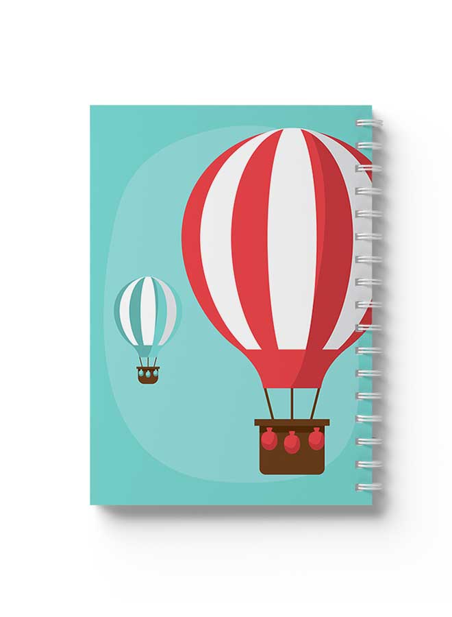 لوحة دفتر ملاحظات حلزوني بالونات طائرة فن رقمي - Image 1