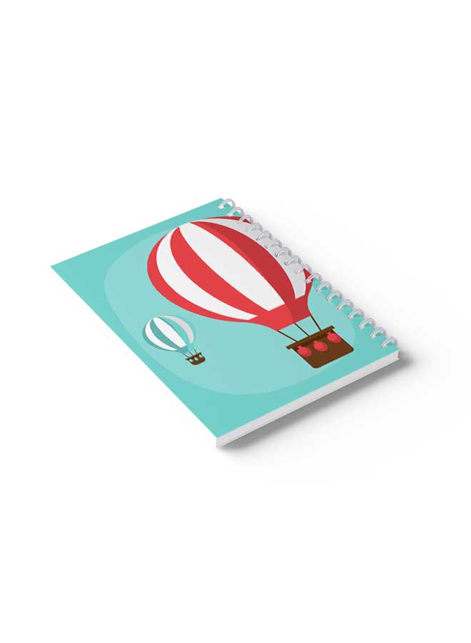 لوحة دفتر ملاحظات حلزوني بالونات طائرة فن رقمي - Image 4