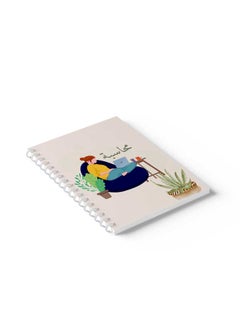 LOWHA Spiral Notebook Accountant Off White/Blue/Brown/Green  - Image 5