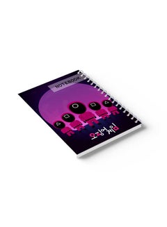 LOWHA Spiral Notebook Squid Game Notebook Cover Blue/Pink/Black  - Image 4
