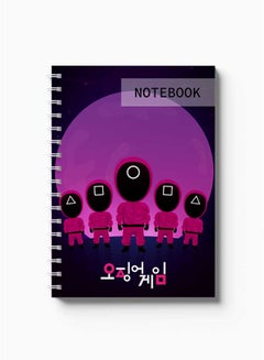 LOWHA Spiral Notebook Squid Game Notebook Cover Blue/Pink/Black  - Image 2