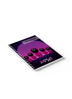 LOWHA Spiral Notebook Squid Game Notebook Cover Blue/Pink/Black  - Image 5