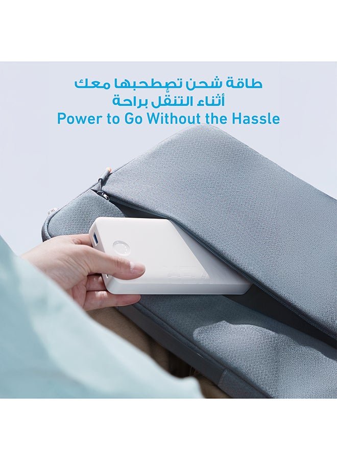 شاحن محمول بقوة 20000 مللي أمبير في الساعة بمنفذ مزدوج 325 PowerCore 20K II باللون الأبيض