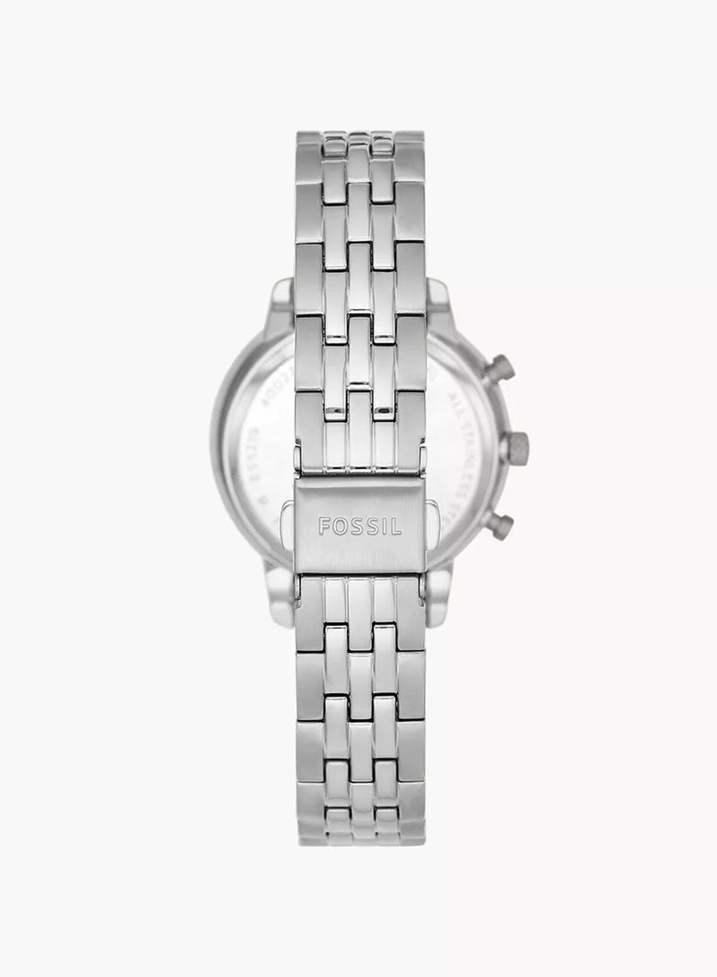 FOSSIL - Women's Chronograph Round Shape Stainless Steel Wrist Watch ES5217 - 36 Mm - Image 1