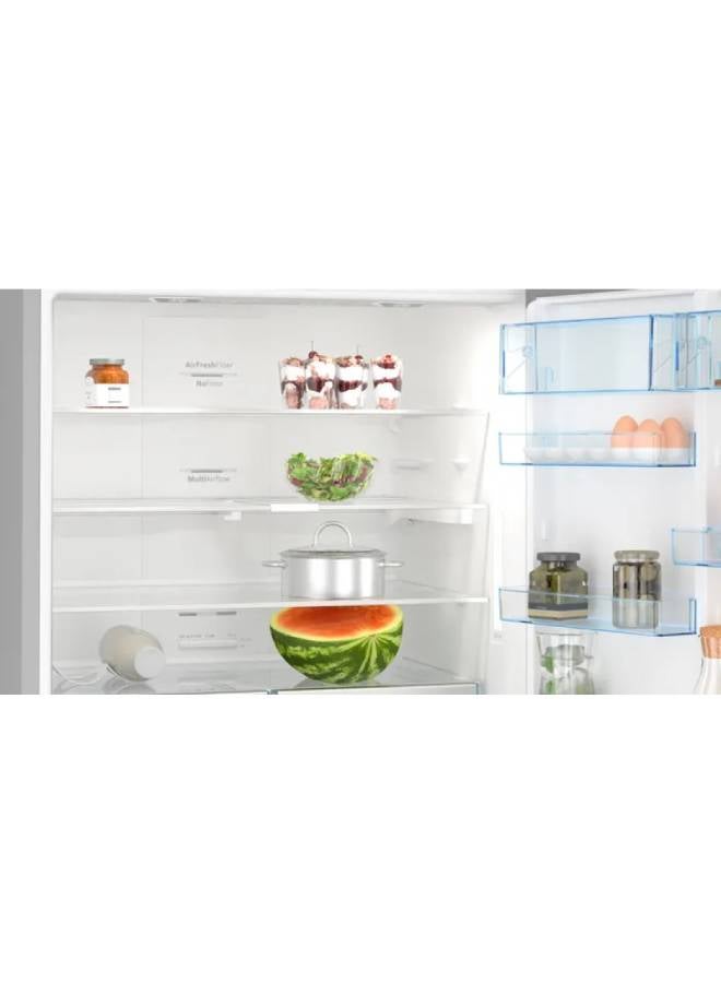 BOSCH - No Frost Refrigerator, Free Standing, Bottom Freezer - Net Capacity 631 Liter 631 L KGN86CI3E8 Silver - Image 1