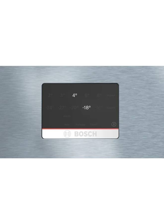 BOSCH - No Frost Refrigerator, Free Standing, Bottom Freezer - Net Capacity 631 Liter 631 L KGN86CI3E8 Silver - Image 1