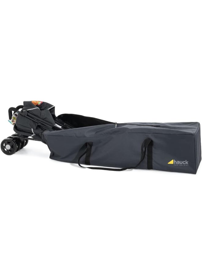 hauck Bag Me Umbrella Pushchair Transport Bag With Carry Handles, Resistant Materials For Car Trips Travels On Plane, 115 X 31 X 31 Cm, Grey  - Image 4