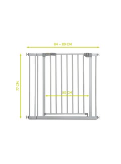 هوك بوابات الأمان Stop N Safe 2 Incl. وصلة بطول 9 سم - فضي  - Image 3