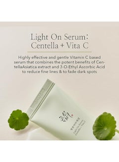 Beauty of Joseon Light On Serum Vitamin C Centella Dark Spot Fine Lines Pigmentation Correcting Serum, Hydrating Moisturizer, Korean Skin Care for Men and Women, 30ml, 1 fl.oz 30ml  - Image 2