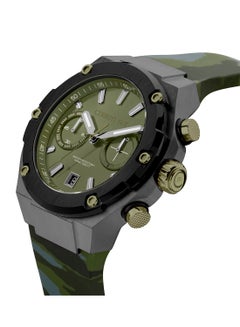 CERRUTI 1881 Men's Analog Round Shape Silicone Wrist Watch CIWGO2206104 - 55.6 Mm  - Image 2