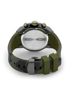 CERRUTI 1881 Men's Analog Round Shape Silicone Wrist Watch CIWGO2206104 - 55.6 Mm  - Image 3