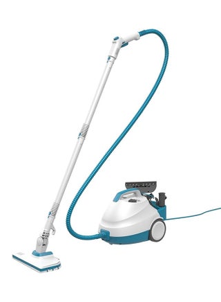 Pressurized Steam Cleaner, 4 Bar Pressure, 1.2L Tank, 180° Pivoting Head, Kills 99.9% of Germs, 8 Accessories, for All Sealed Floors, ECO Friendly, 2000 W BHSMP2008-GB White/Blue - pnsku/N70010629V/45/_/1728224754/6132c700-2e2e-4ea9-be6e-9b0eaae01300