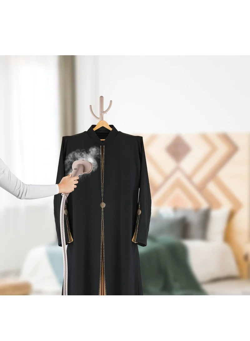 BLACK+DECKER Vertical Garment Steamer, 1740W, 6 Steam Levels, 1.8L Tank for 55 Minutes of Continuous Steaming, Quick Heat-Up in 50 Sec, Adjustable Single Pole, Compact Storage 1.8 L 1740 W GST1620-B5 Rose Gold