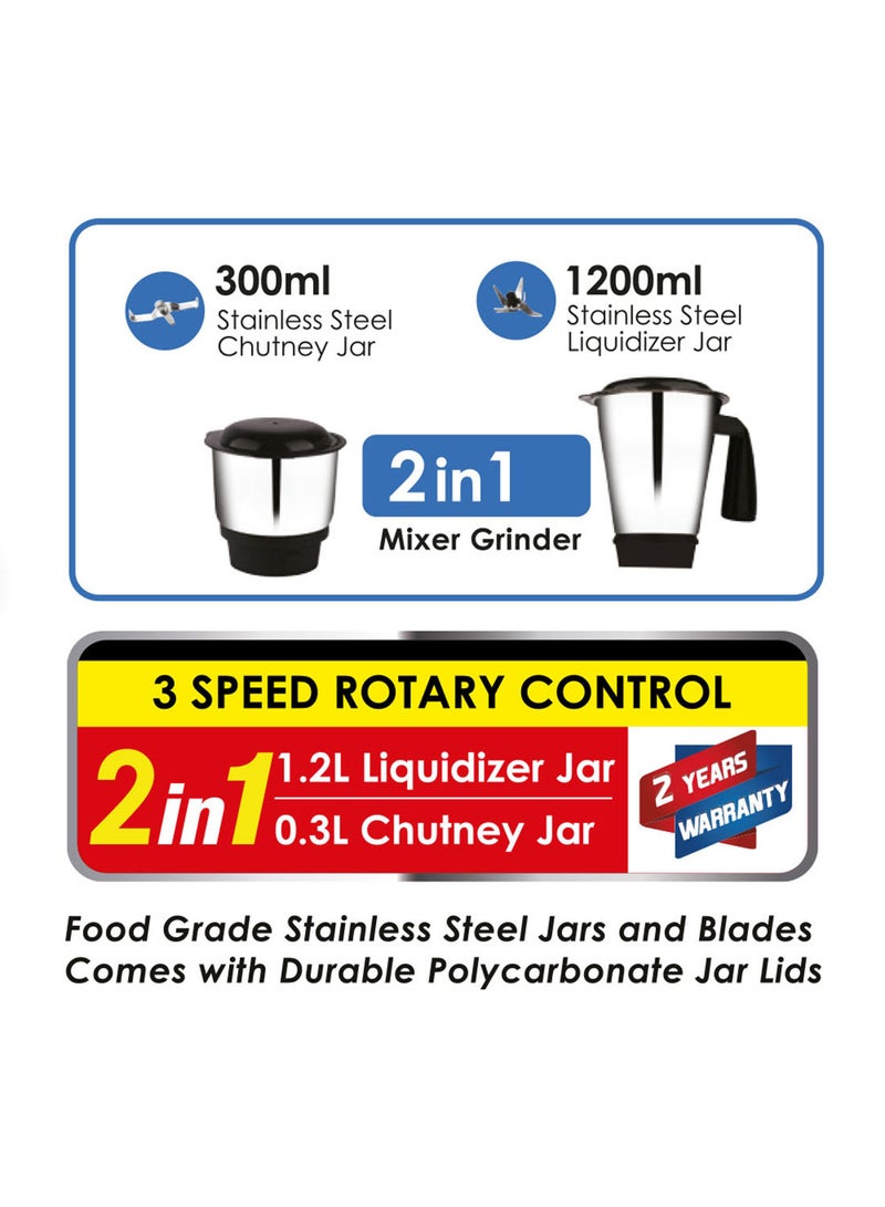 2 IN 1 GRINDER MIXER (MADE IN INDIA) 1.2 L 550 W SF5905GM BS B Multicolour - pnsku/N70010635V/45/_/1697215529/1d1bfd6e-7a4a-46ca-9267-fd4f7e83e3cd