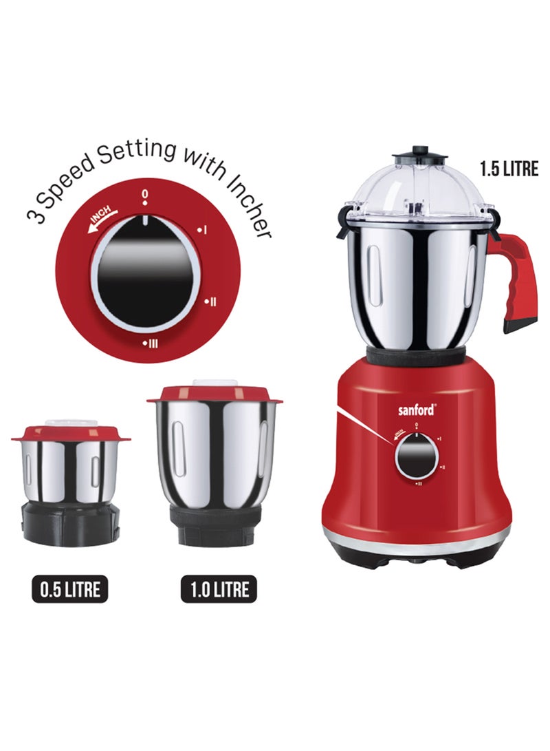 سانفورد - خلاط مطحنة 3 في 1 (صنع في الهند) 1.5 L 1200 W SF5912GM BS B - Image 1