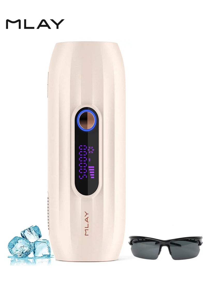 ملاي جهاز إزالة الشعر بالليزر T15 Ice Compress IPL Sapphire، وردي  - Image 1