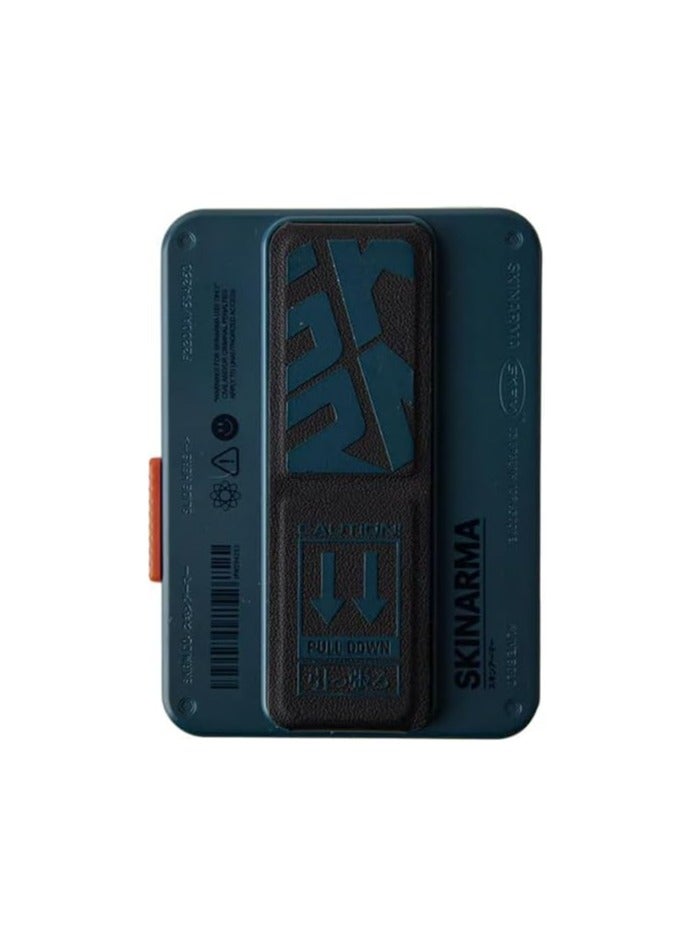 Skinarma Spunk Mirage Magnetic Grip Card Holder With Sliding Ejector Button Blue  - Image 1