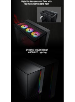 Xigmatek Aqua Ultra Black E-ATX Mid-Tower Case Black  - Image 5