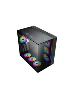 Xigmatek Aqua Ultra Black E-ATX Mid-Tower Case Black  - Image 2