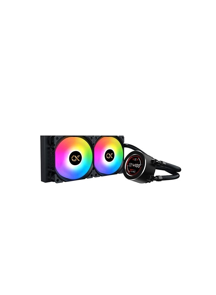 Frozr-O II 240 RGB LCD Display CPU AIO Cooler - Black - pnsku/N70010709V/45/_/1696413719/fbbc38a4-1eae-4bfa-b6a3-e4f87f60ca78