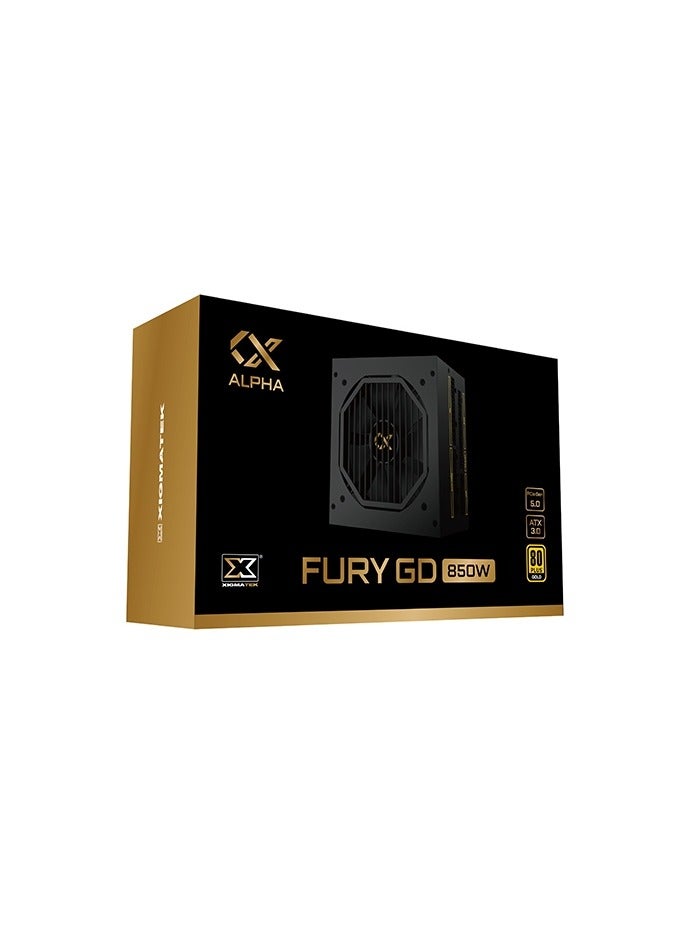 Xigmatek Fury 850W Gold 80+ Fully Modular Power Supply Black - Image 1