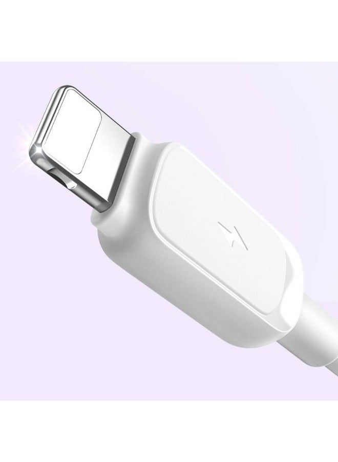 S-AL012A14 Multi-Color Series 2.4A USB-A to Lightning Fast Charging Data Cable 1.2m-White White - pnsku/N70010946V/45/_/1696475193/8c7bf00e-1ff1-40f5-8443-c7d0b273fb7e
