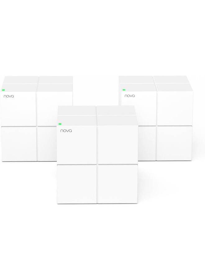 Tenda MW6, Mesh WiFi System, Dual Band Gigabit AC1200, Whole Home, Router Replacement, (3-pack) White - Image 1