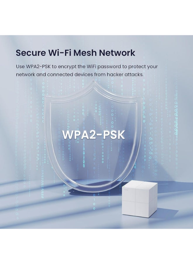 Tenda MW6, Mesh WiFi System, Dual Band Gigabit AC1200, Whole Home, Router Replacement, (3-pack) White - Image 3