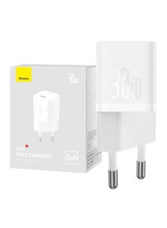 شاحن سريع OS-Baseus GaN5 (صغير) 1C 30W EU
