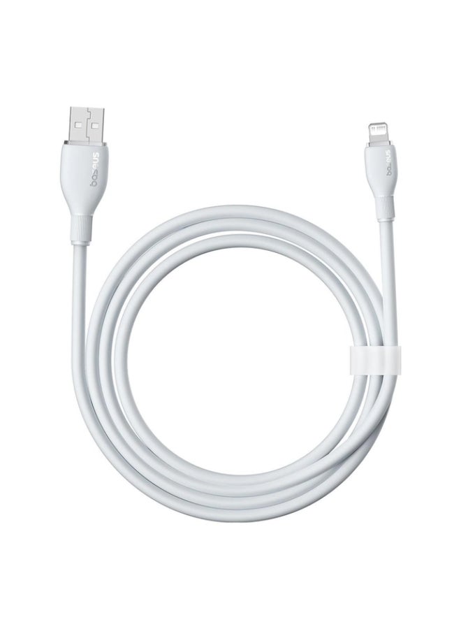 بيسوس كابل شحن سريع من سلسلة بودنغ من Baseus من النوع C إلى IP بقدرة 20 وات بطول 2 متر باللون الأبيض النجمي - Image 5