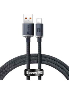 Baseus Unbreakable Series Fast Charging Data Cable USB to Type-C 100W 1m Cluster Black Black