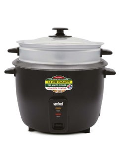 سانفورد جهاز طهي الأرز 1.8 لتر 700 وات SF1152RC-1.8L BS أسود، أبيض، أزرق، أحمر  - Image 1