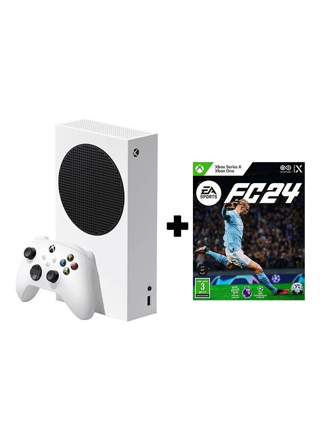 Microsoft - Xbox Series S 512 GB Digital Console With Wireless Controller With FC 24 - Image 1