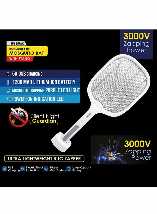 سانفورد مضرب البعوض القابل لإعادة الشحن - Image 4