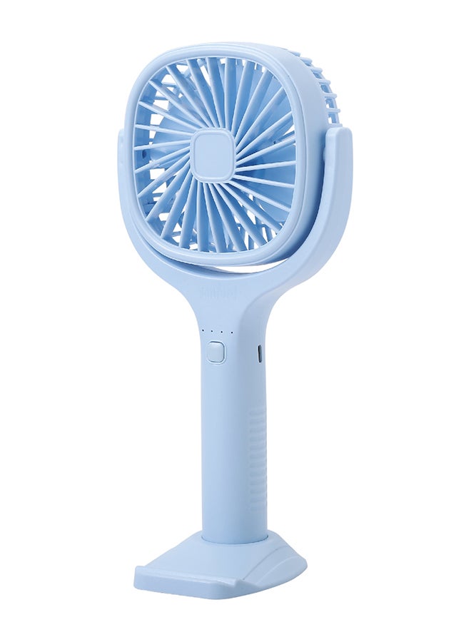 Sanford - Portable Rechargeable Hand Fan with 1800mAh Battery, Up to 4.5 Hours Working, and Built-in Mobile Holder – Your Pocket-Sized Summer Breeze SF936HFN BS Blue - Image 1