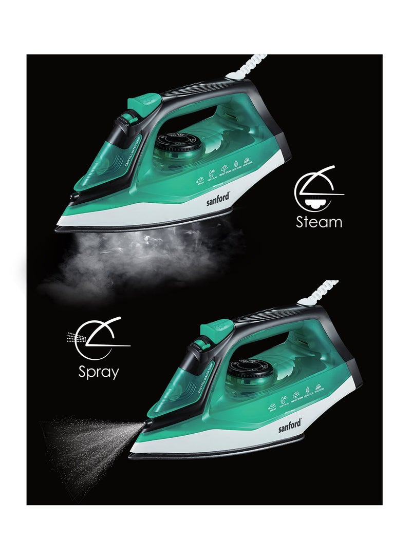 Sanford - TEFLON COATED  STEAM IRON 160 ml 2200 W SF48SI BS A Multicolour - Image 1