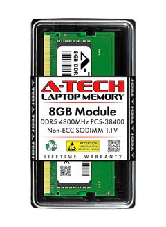 A-Tech 8GB RAM Replacement for Crucial CT8G48C40S5 | DDR5 4800 MHz PC5-38400 1.1V SODIMM 262-Pin Non-ECC Memory Module