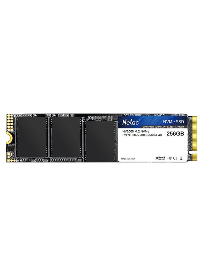 نيتاك 256GB PCIe Gen3 x4 M.2 2280 NVMe 1.3 3D NAND Internal SSD Up to 2500MB/s Read,1000MB/s Write-NV2000 256 GB  - Image 2