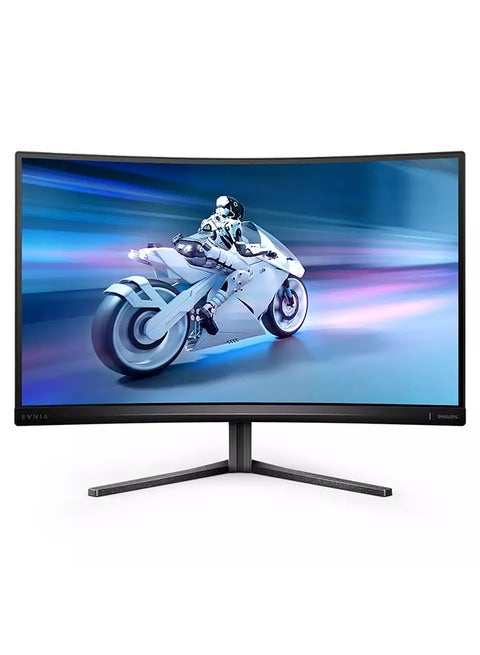 27" Inch QHD Curved Gaming Monitor (2560x1440) 240Hz Refresh Rate, VA, 0.5ms Response Time, FreeSync Premium Pro, Low Input Lag, Height Adjust, HDR (2560 x 1440 @ 240Hz, 400 cd/m², HDMI 2.0 / DP 1.4 / USB 3.2) 27M2C5500W/69 | Multicolor