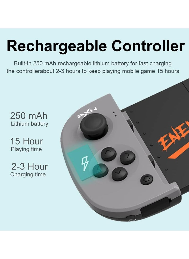 PXN - Mfi Mobile Game Controller P30Pro Telescopic Wireless Phone Gaming Gamepad  Compatible with 4-6.67 Inch IOS/Android Phone Gamepad Supports Mobile Key Mappin - Image 1