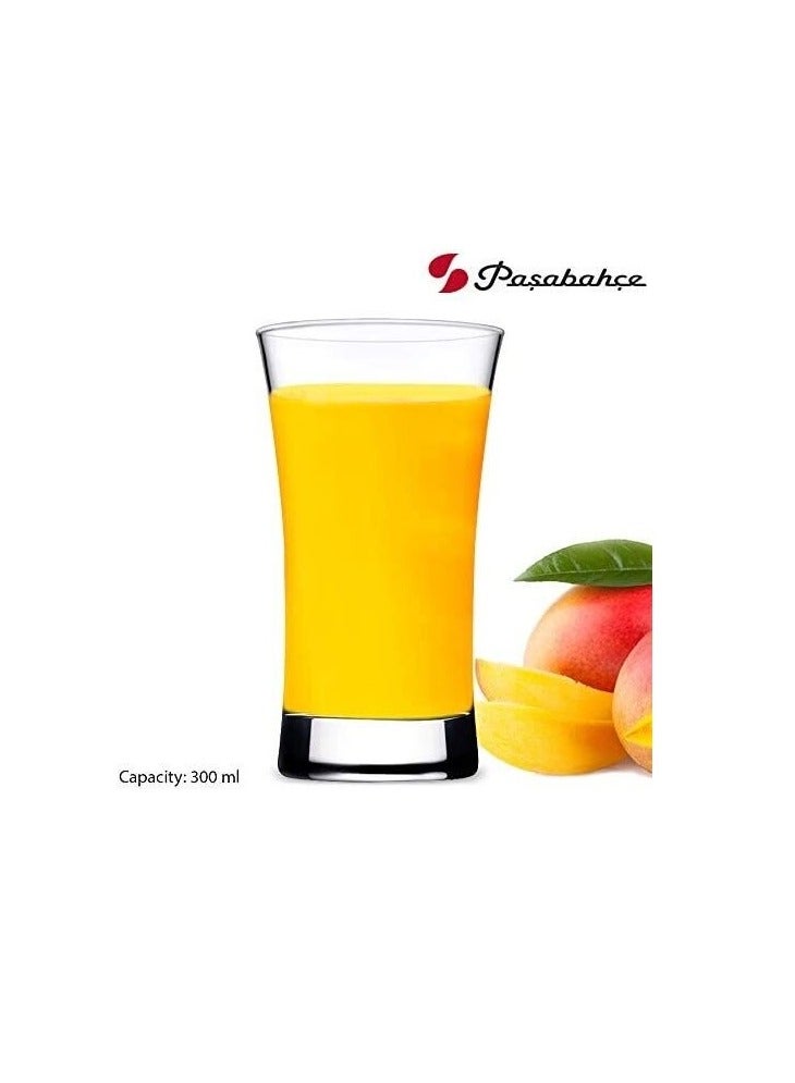 Pasabahce 6-Piece Azur Tumbler Set 300 cc Clear - Image 4