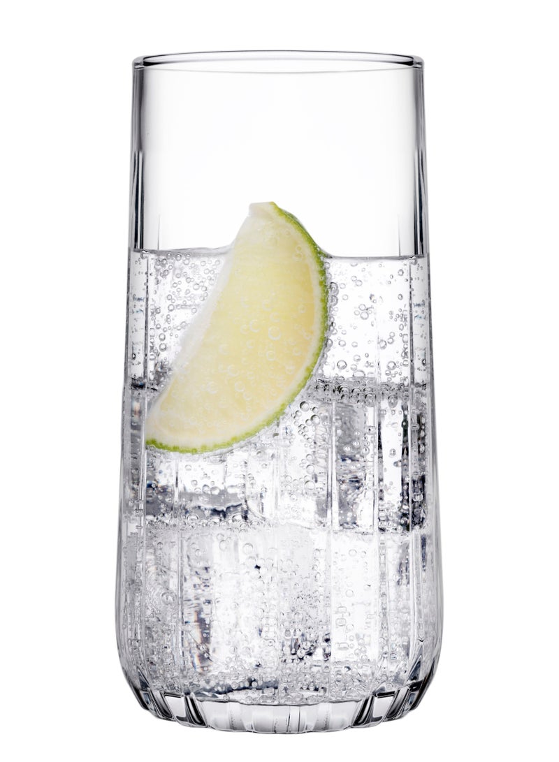 Pasabahce 6-Piece Nova Long Tumbler Set 360cc Clear Clear - Image 2