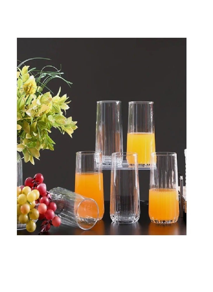 Pasabahce 6-Piece Nova Long Tumbler Set 360cc Clear Clear - Image 5