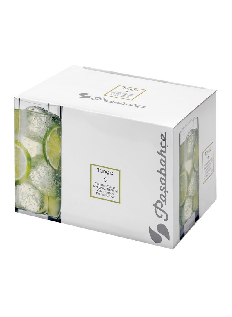 Pasabahce 6-Piece Tango Glass Set Clear 290ml Clear - Image 5