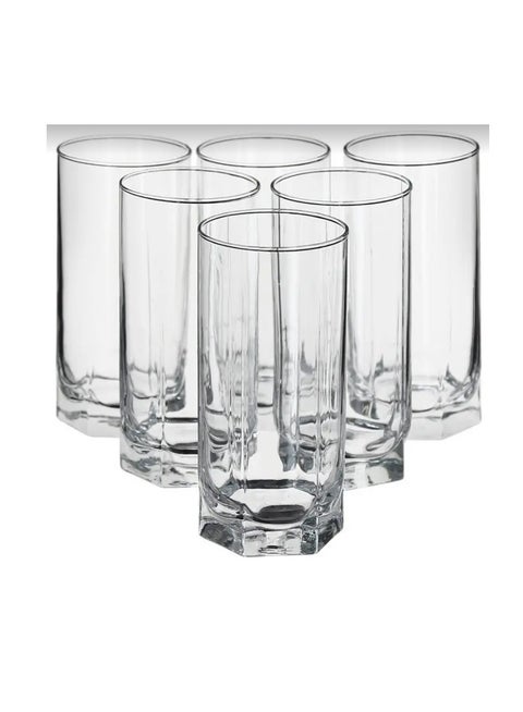 6-Piece Tango Glass Set Clear 290ml Clear