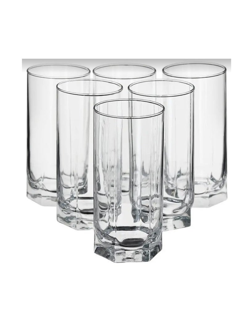 Pasabahce 6-Piece Tango Glass Set Clear 290ml Clear - Image 1