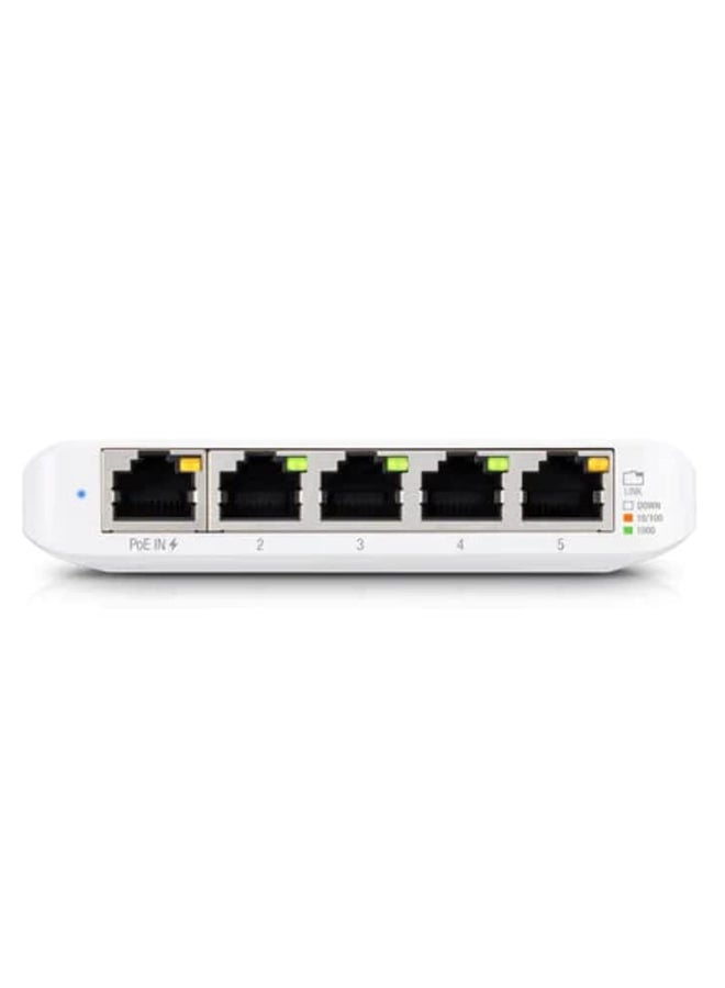 UBIQUITI Networks Ubiquiti USW-Flex-Mini UniFi Switch Compact Gigabit 5-Port 802.3af/at PoE White  - Image 2