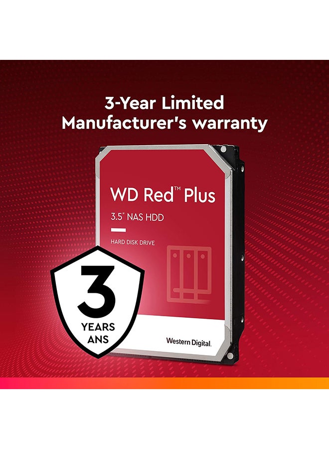 WD 12TB Red Plus NAS Internal Hard Drive HDD - 7200 RPM, SATA 6 GB/s, CMR, 512 MB Cache, 3.5" - WD120EFBX 12 TB - Image 5