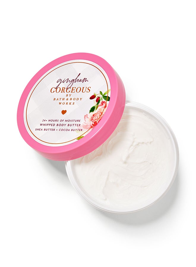 باث آند بودي وركس Gingham Gorgeous Whipped Body Butter 185grams - Image 1