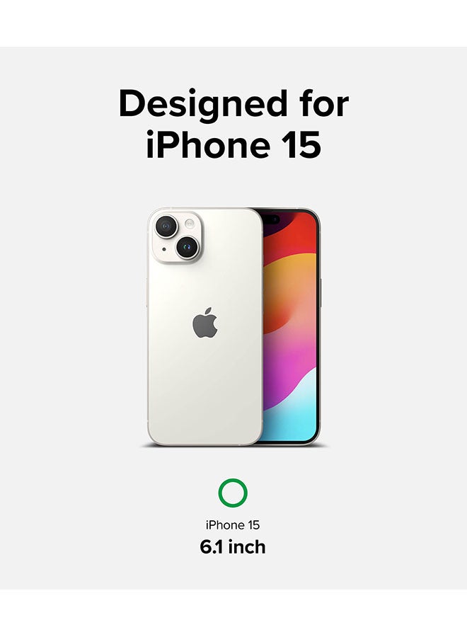 Ringke Privacy Glass For iPhone 15 Screen Protector Full-Coverage Tempered Screen Guard With Installation Jig Clear - Image 2